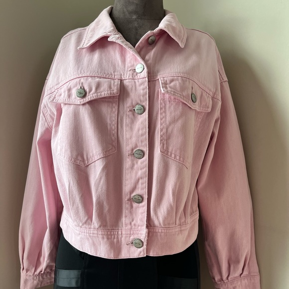 Disney Pink Denim Simba Jacket RARE - Picture 2 of 12